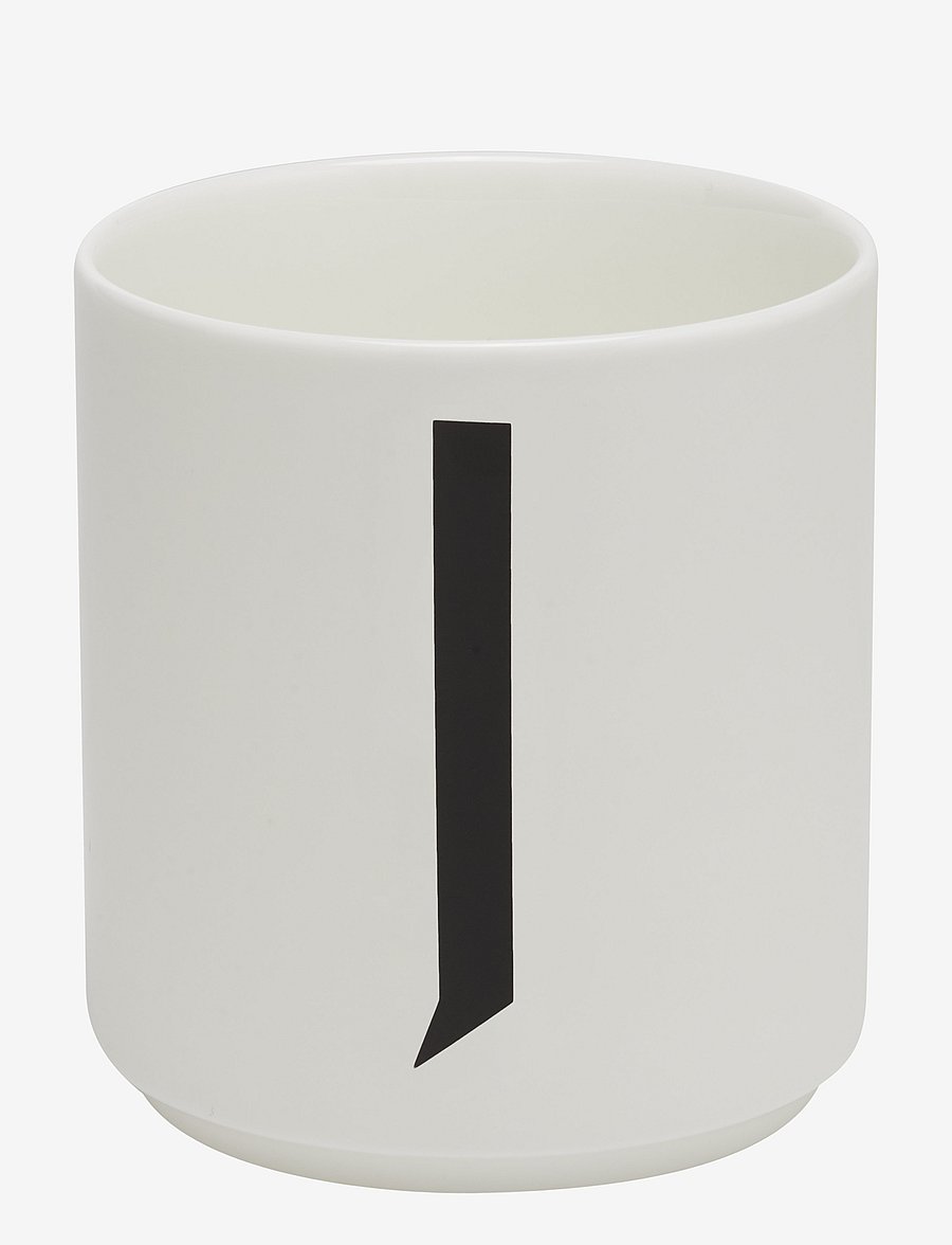 Design Letters - Porcelain cup a-z, æ, ø - köp efter pris - white - 0