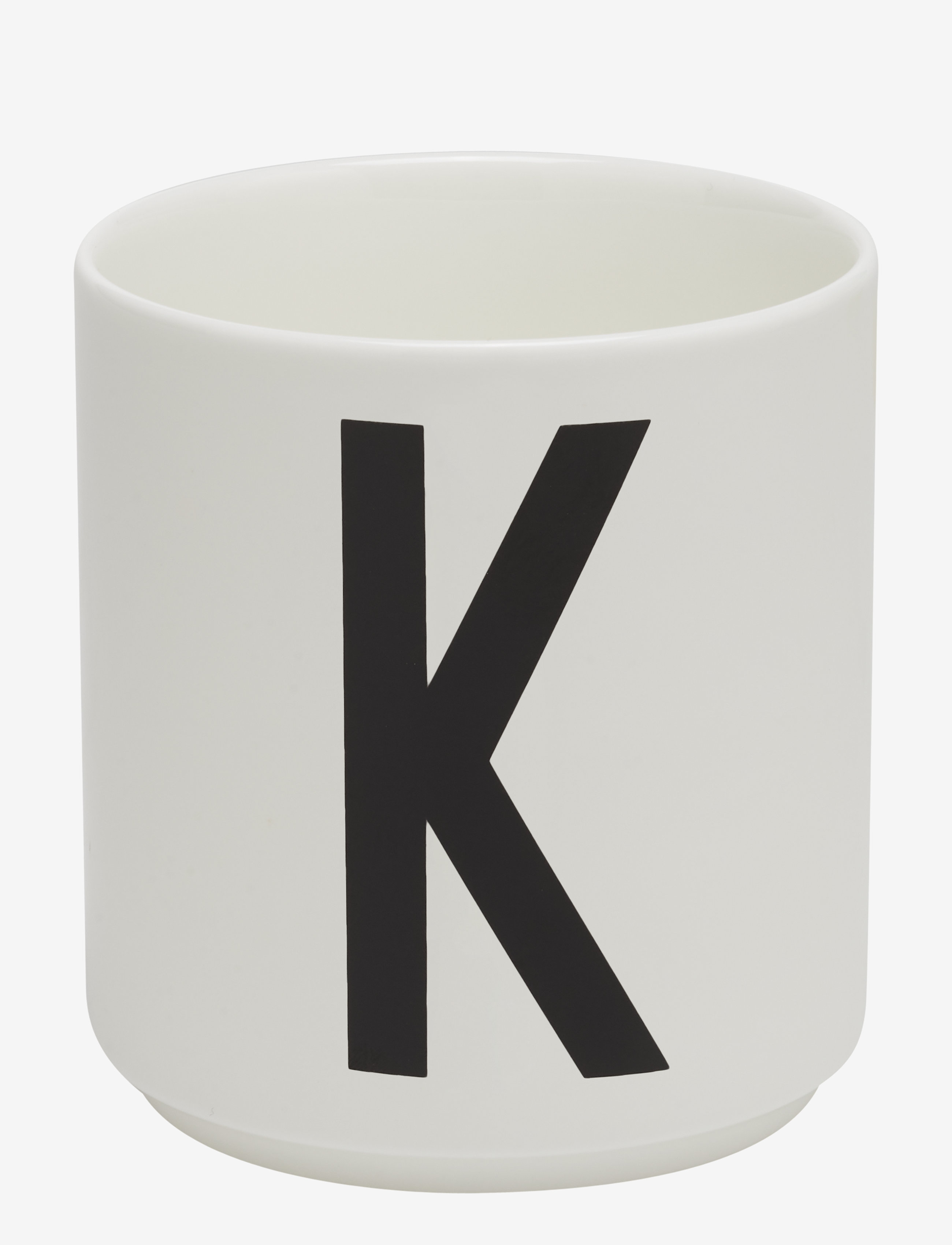 Design Letters Porcelain Cup A-Z, Æ, Ø, 25 CL, White, Kopper & Krus > Kaffekopper, Unisex