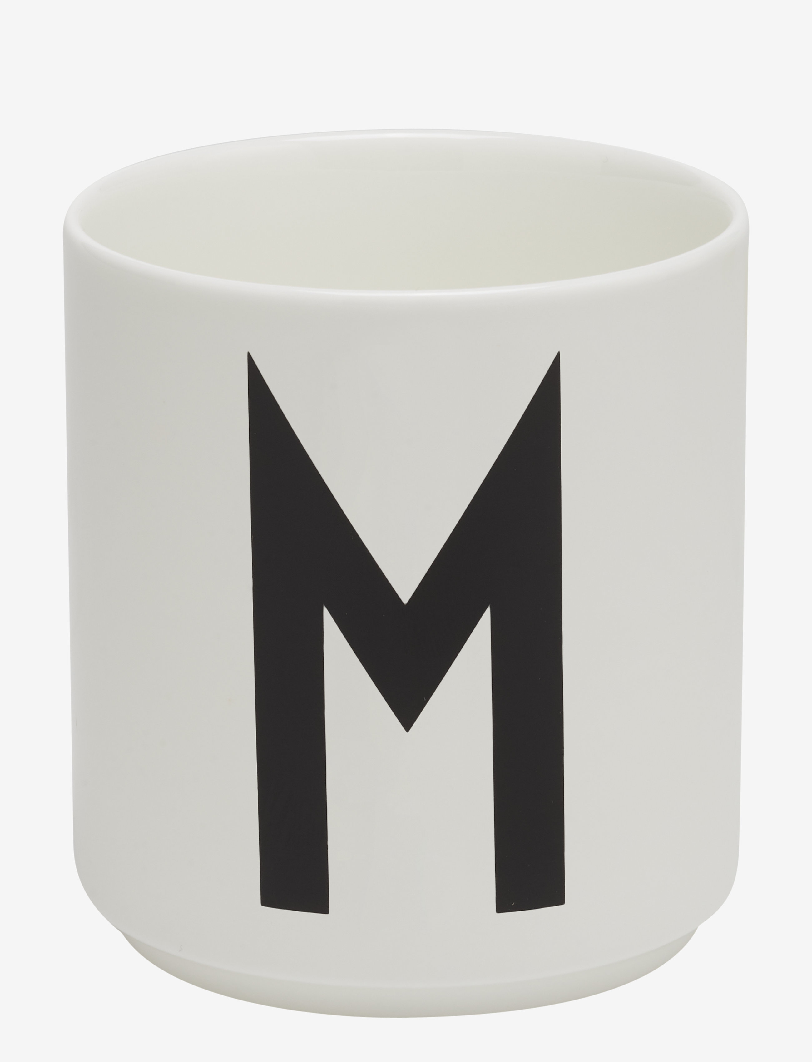 Design Letters Porcelain Cup A-Z, Æ, Ø, 25 CL, White, Kopper & Krus > Kaffekopper, Unisex
