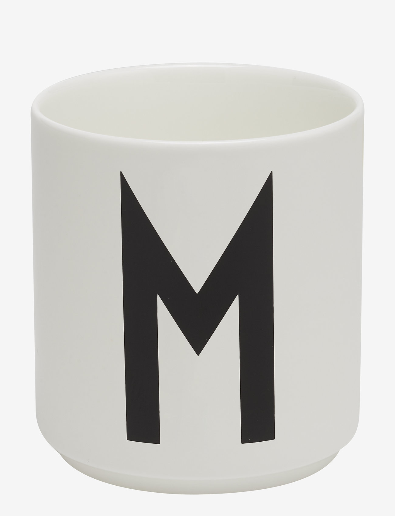 Design Letters - Porcelain cup a-z, æ, ø - köp efter pris - white - 0