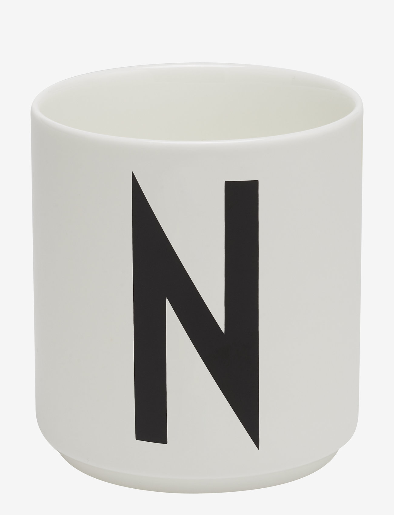 Design Letters - Porcelain cup a-z, æ, ø - najniższe ceny - white - 0