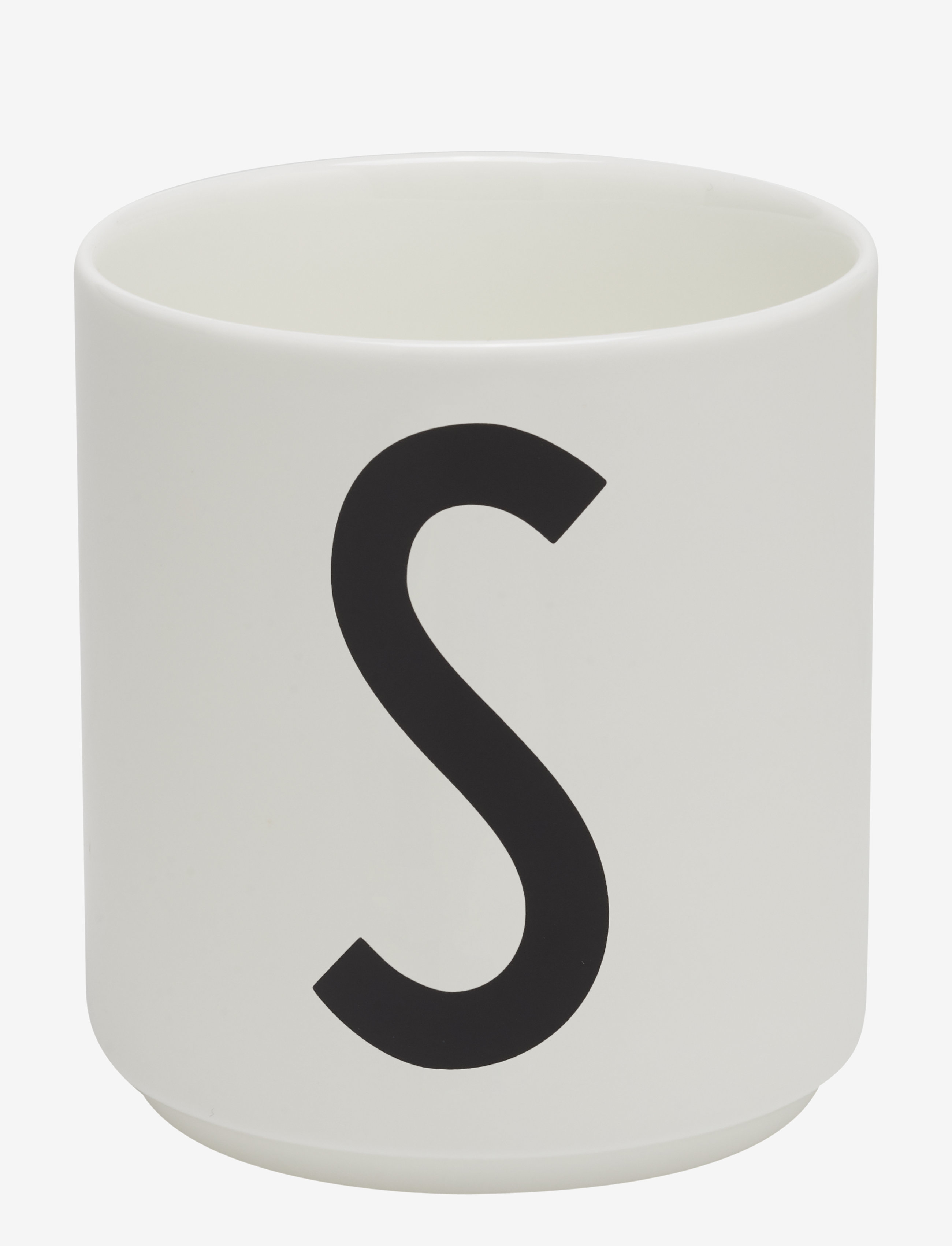Design Letters Porcelain Cup A-Z, Æ, Ø, 25 CL, White, Kopper & Krus > Kaffekopper, Unisex