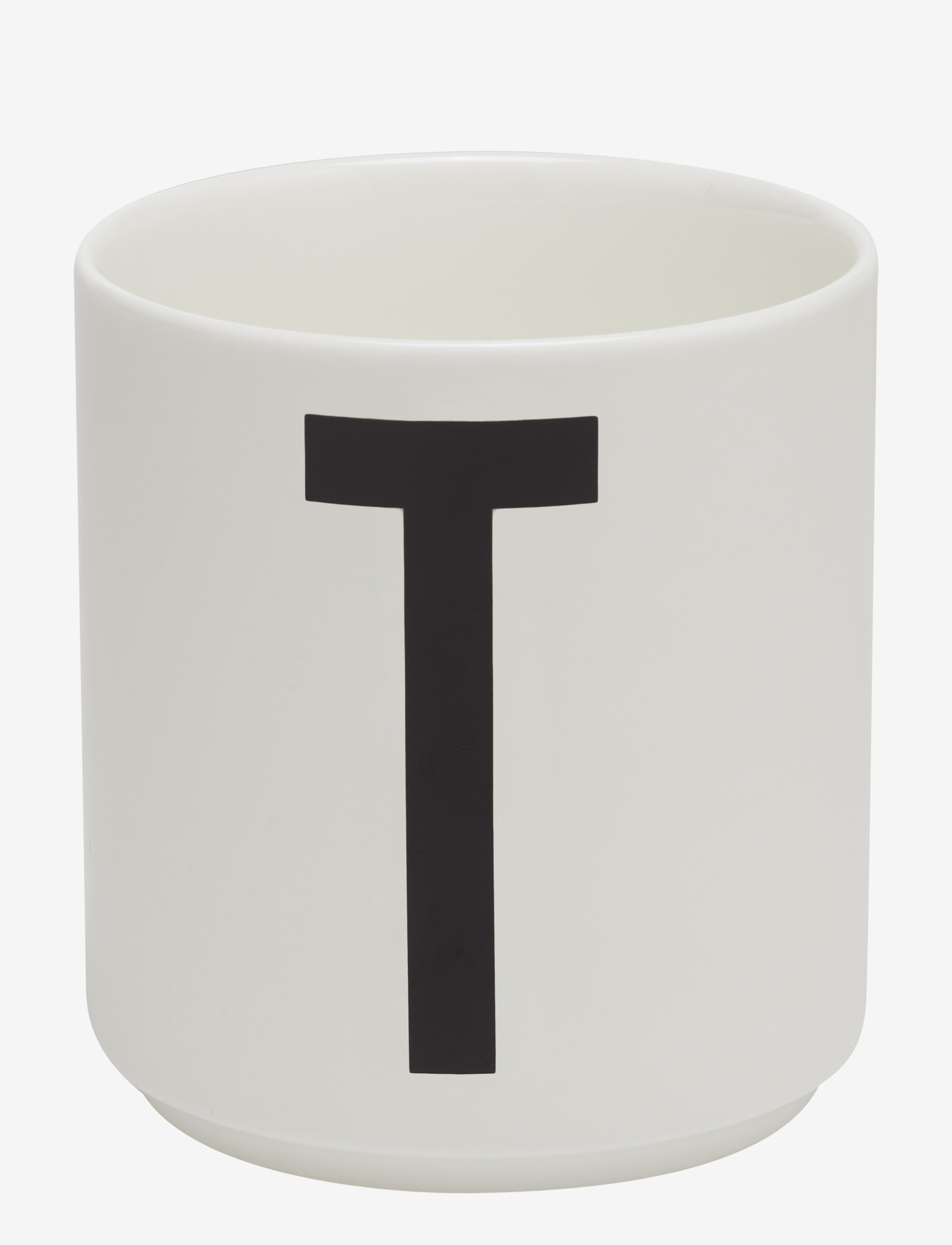 Design Letters Porcelain Cup A-Z, Æ, Ø, 25 CL, White, Kopper & Krus > Kaffekopper, Unisex