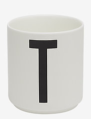 Porcelain cup a-z, æ, ø - WHITE