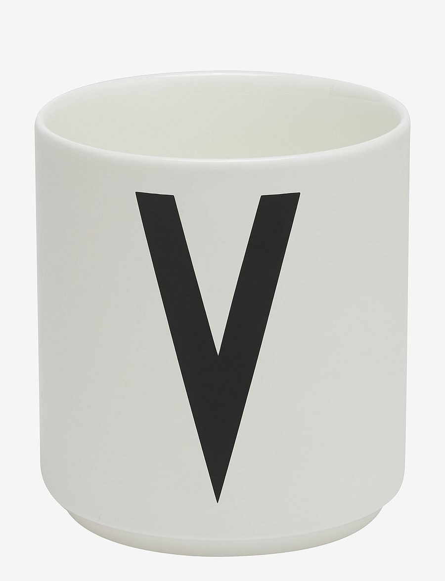 Design Letters - Porcelain cup a-z, æ, ø - shop by price - white - 0