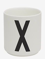 Design Letters - Porcelain cup a-z, æ, ø - zemākās cenas - white - 0