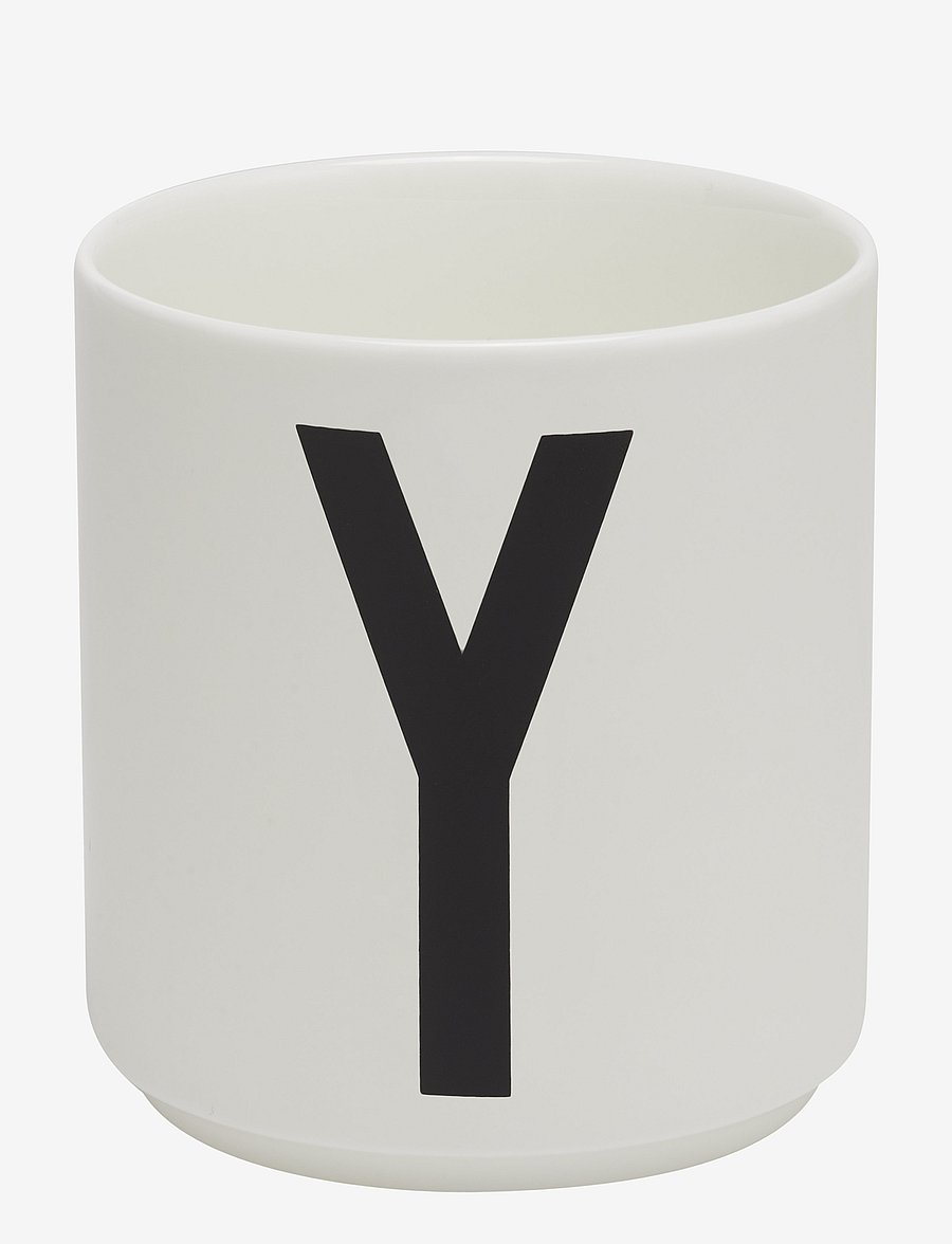 Design Letters - Porcelain cup a-z, æ, ø - shop by price - white - 0
