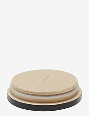 Design Letters - Wooden lid for porcelain cup - lägsta priserna - black - 1