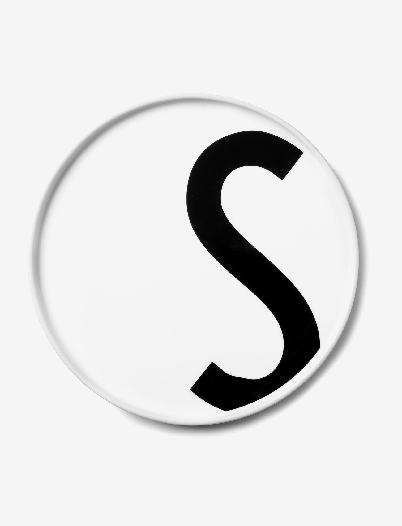 Design Letters - Porcelain plate A-Z - die niedrigsten preise - white - 0