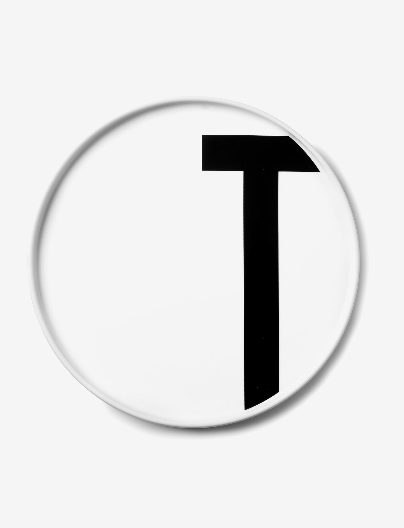 Design Letters - Porcelain plate A-Z - die niedrigsten preise - white - 0