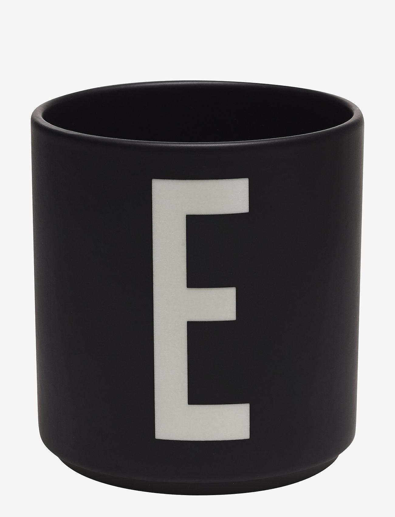 Design Letters - Black Porcelain Cups A-Z - de laveste prisene - black - 0