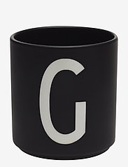 Design Letters - Black Porcelain Cups A-Z - koffiekopjes - black - 0