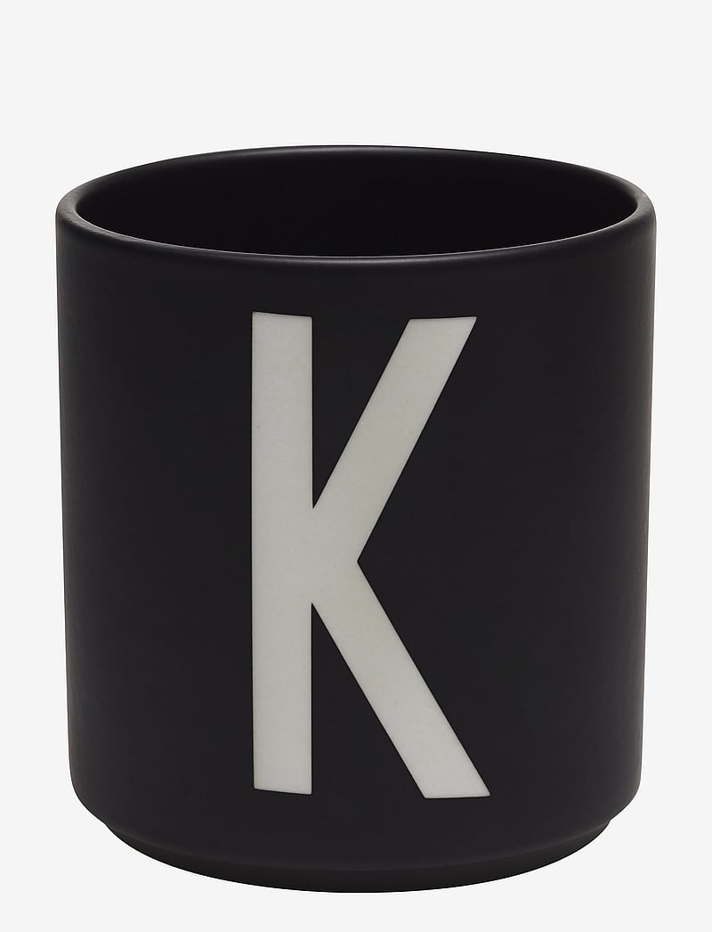 Design Letters - Black Porcelain Cups A-Z - geschenke unter chf 50 - black - 0