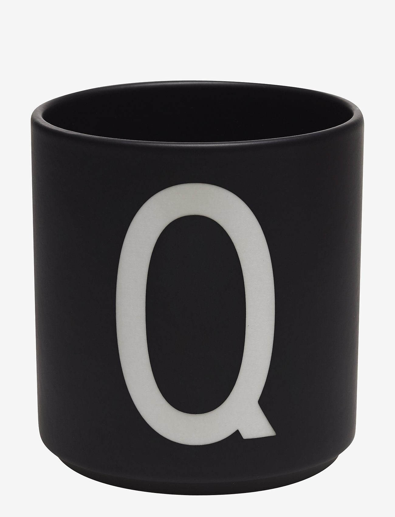 Design Letters - Black Porcelain Cups A-Z - køb efter pris - black - 0