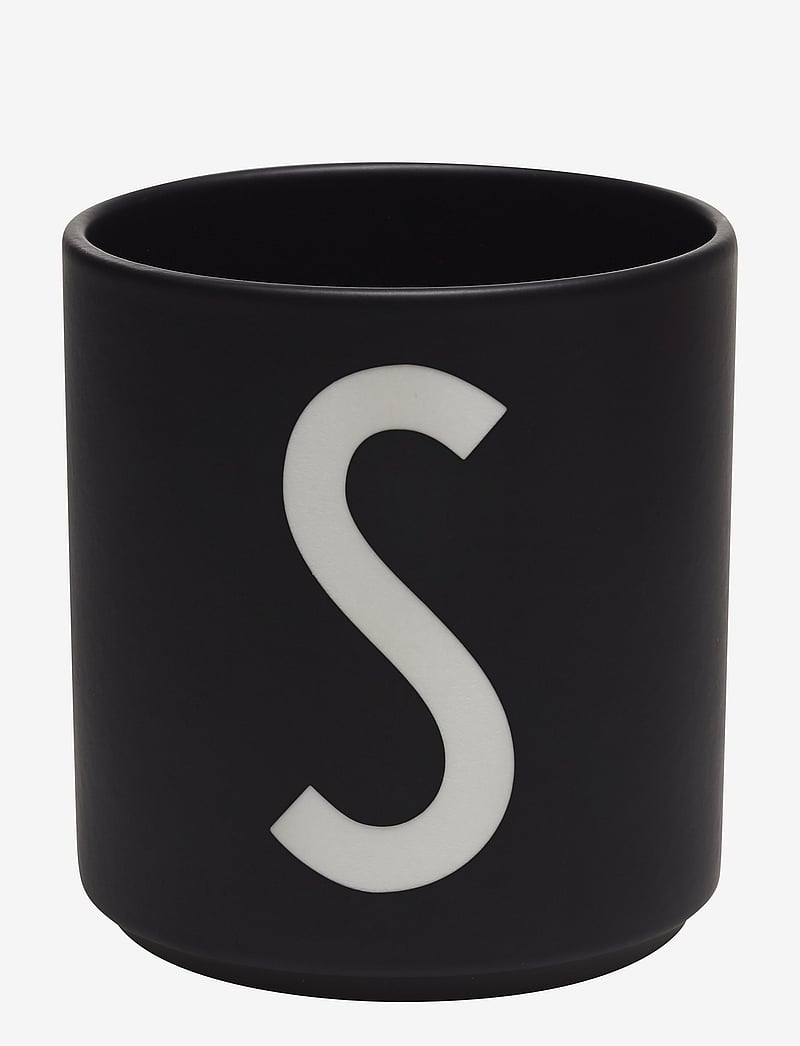 Design Letters - Black Porcelain Cups A-Z - geschenke unter 30€ - black - 0