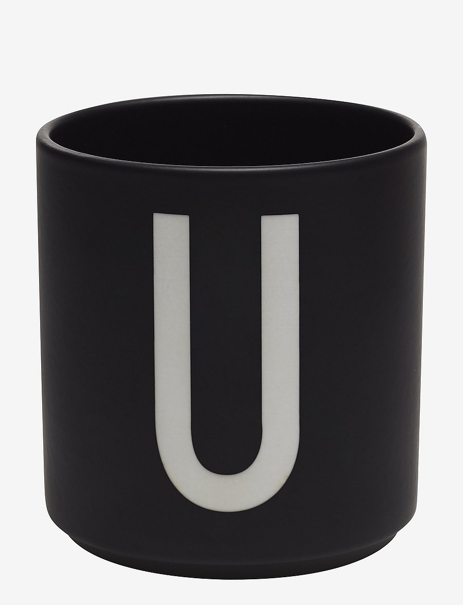 Design Letters - Black Porcelain Cups A-Z - shop by price - black - 0