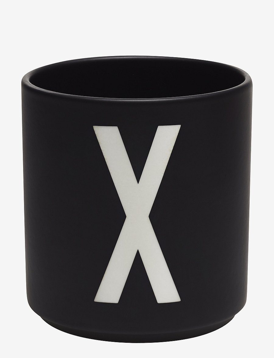 Design Letters - Black Porcelain Cups A-Z - shop by price - black - 0