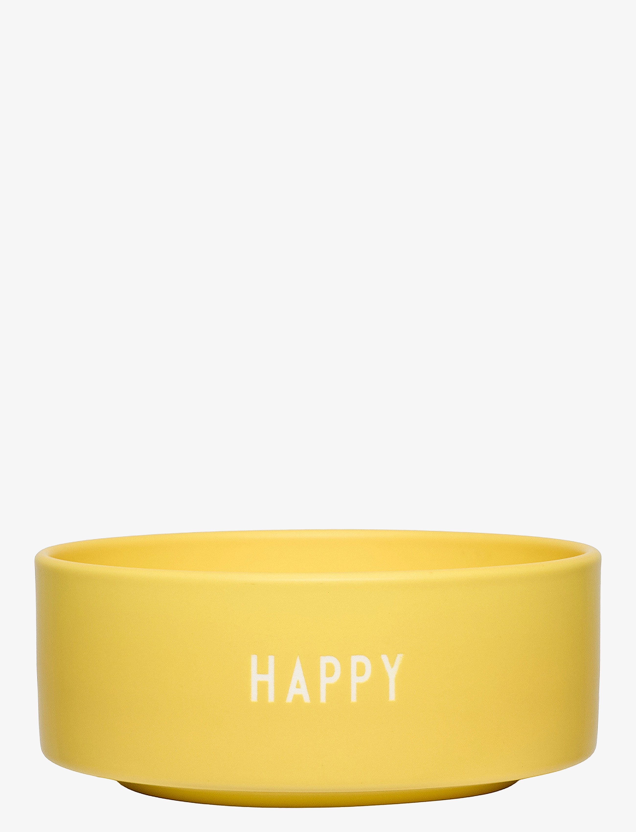 DESIGN LETTERS Snack Bowl Gelb - 12X 12X 6CM - Unisex