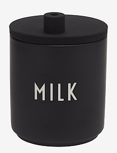 Milk Jug with lid, Design Letters