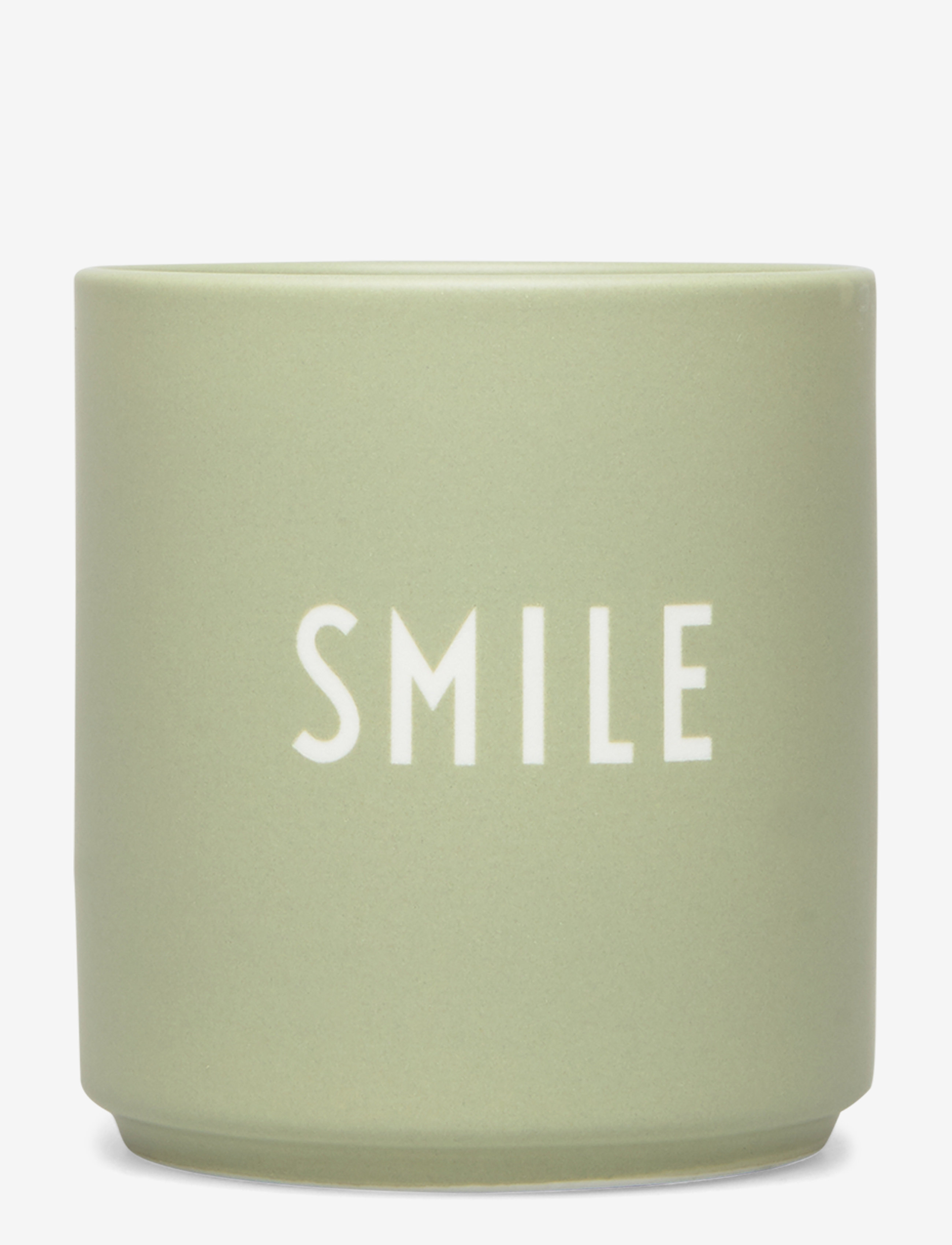 Design Letters Favourite cups - Kaffekopper & Krus - SMILE / green