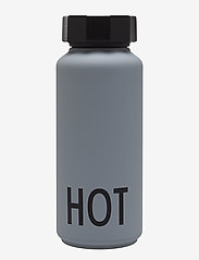Design Letters - Thermo Bottle HOT - thermosbrúsar - grey - 0