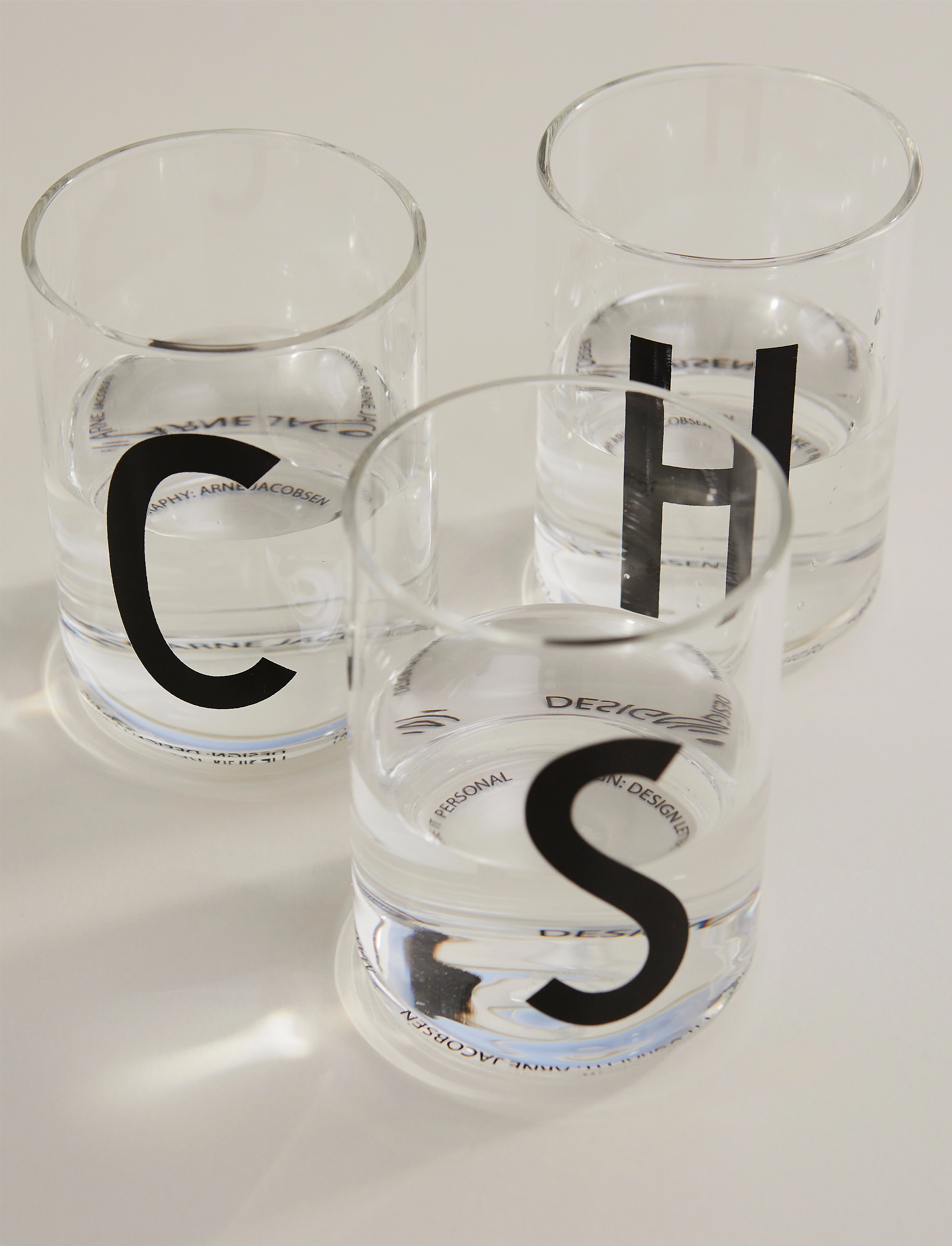 Design Letters Personal Drinking Glass, 22 CL, Mehrfarbig/gemustert - Homeware