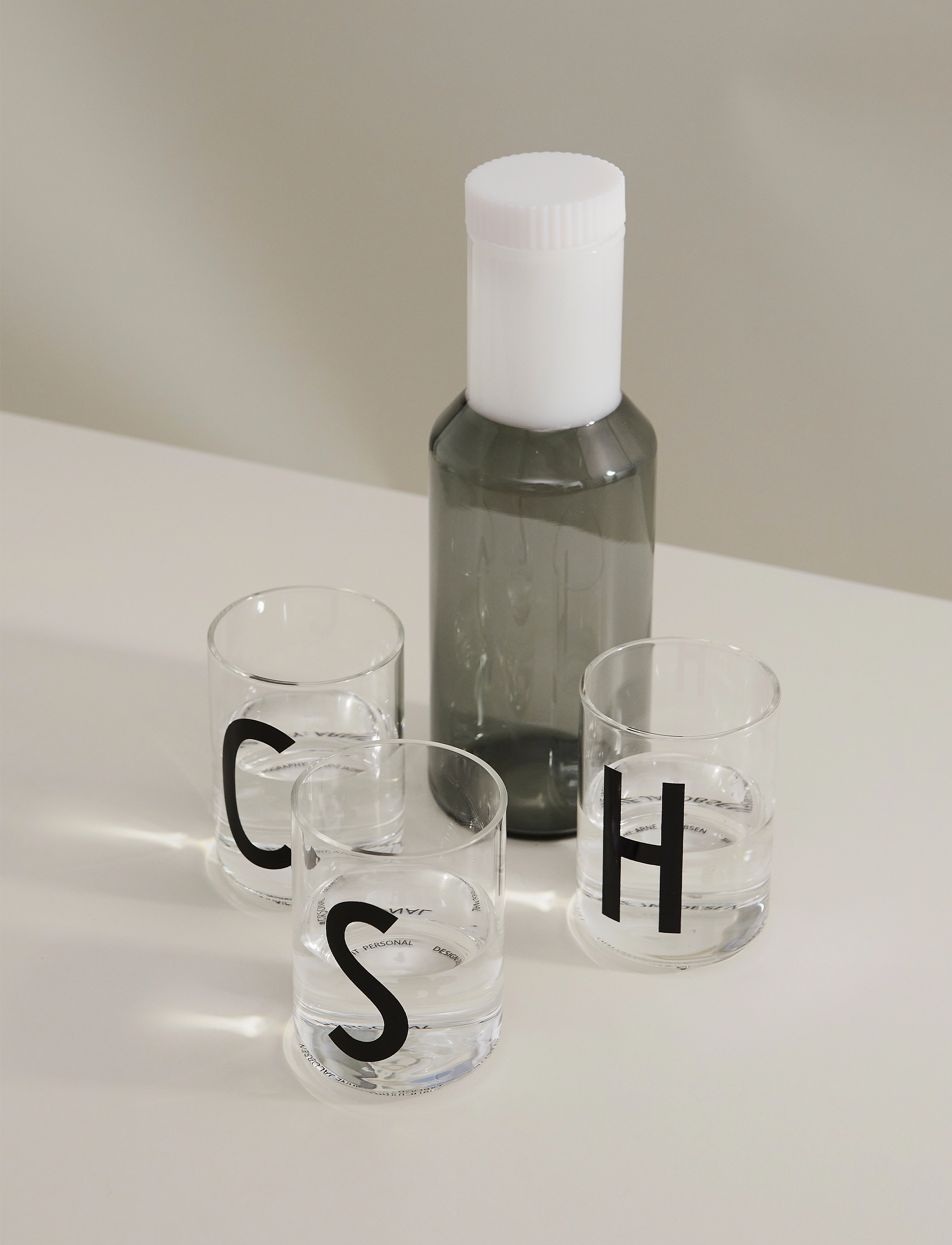 Design Letters - Personal drinking glass - die niedrigsten preise - clear - 2