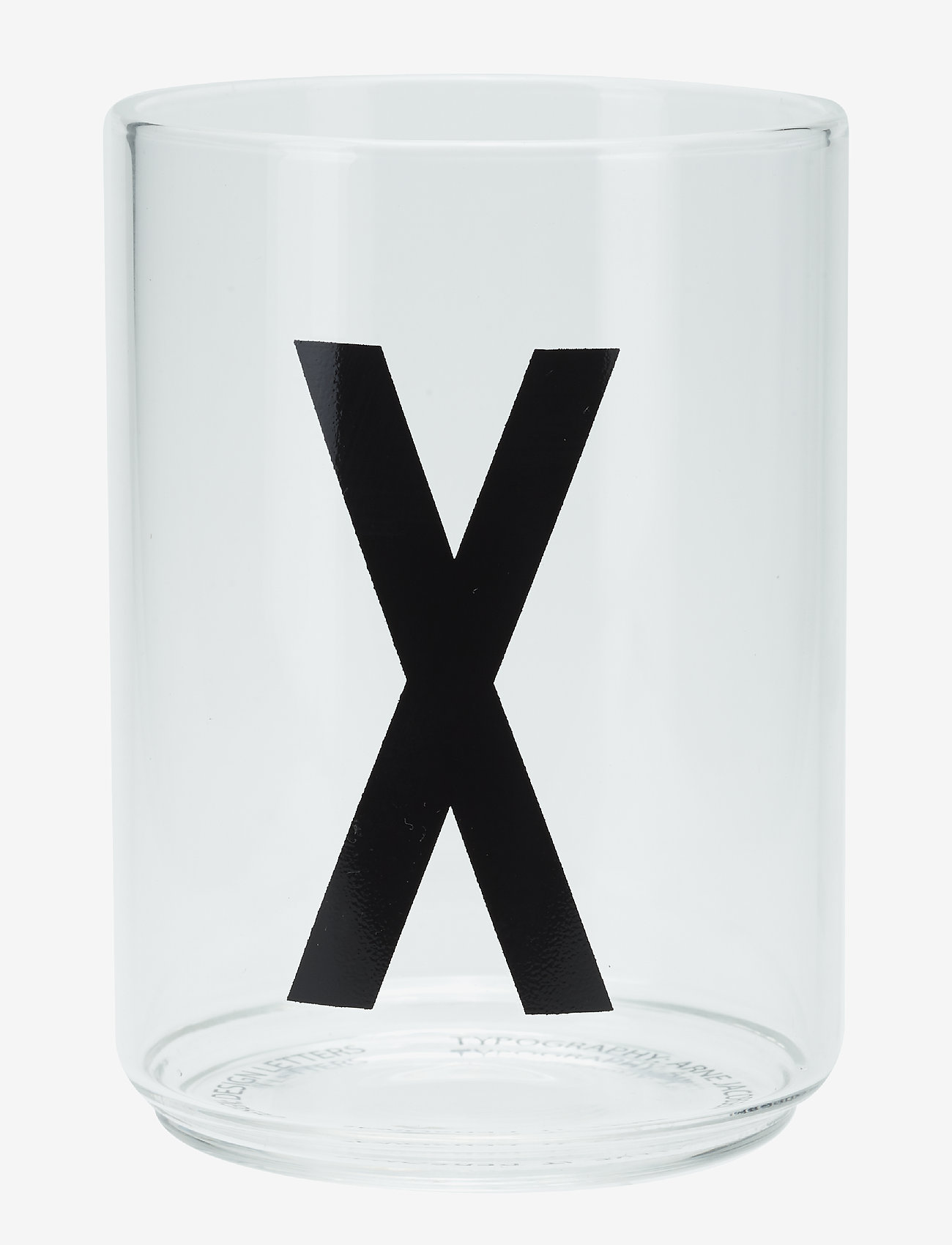 Design Letters - Personal drinking glass - drikkeglas - clear - 1