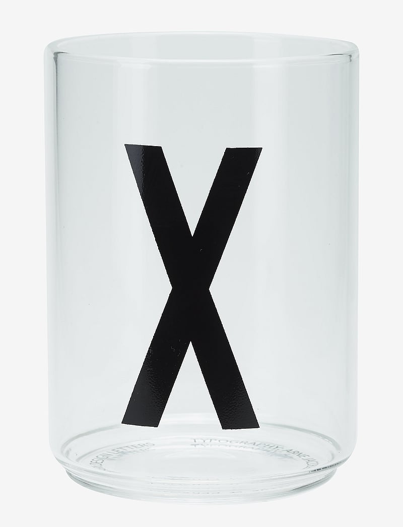Design Letters - Personal drinking glass - drikkeglas - clear - 1