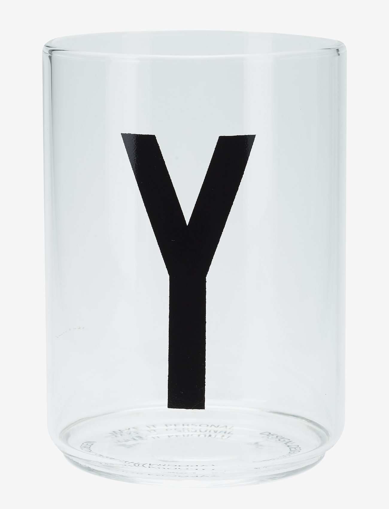 Design Letters - Personal drinking glass - lägsta priserna - clear - 0