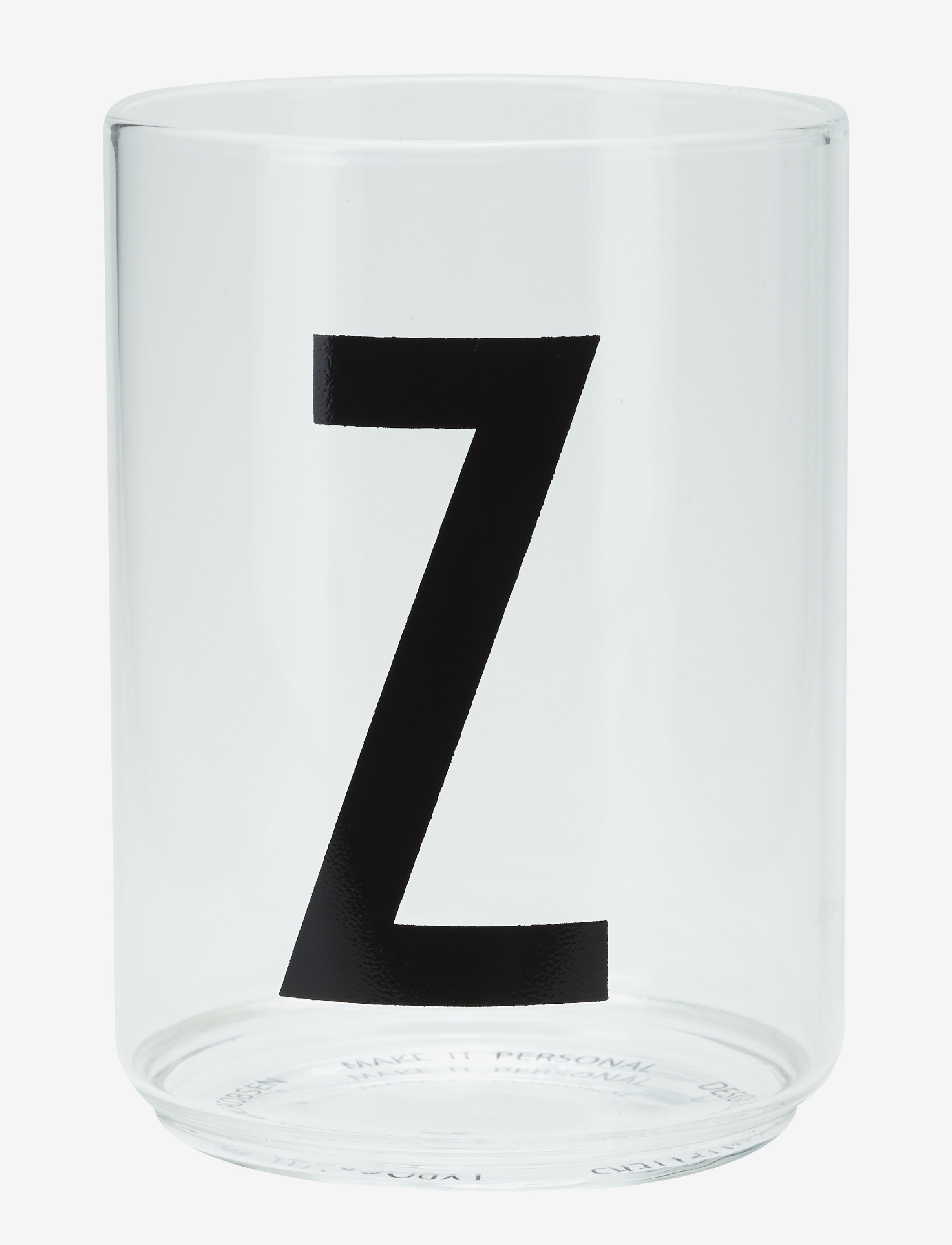 Design Letters Personal drinking glass - Borddækning - CLEAR / undefined