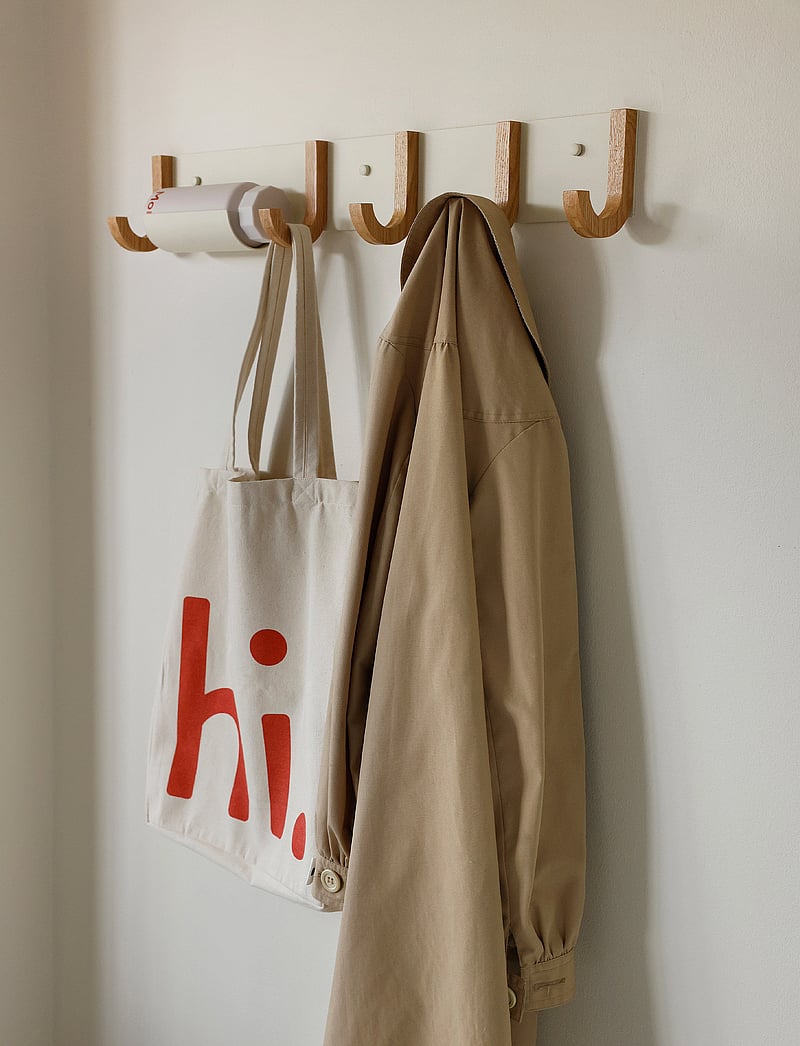 Design Letters - Jay Rack - haken & knöpfe - creamweiss + oak - 2