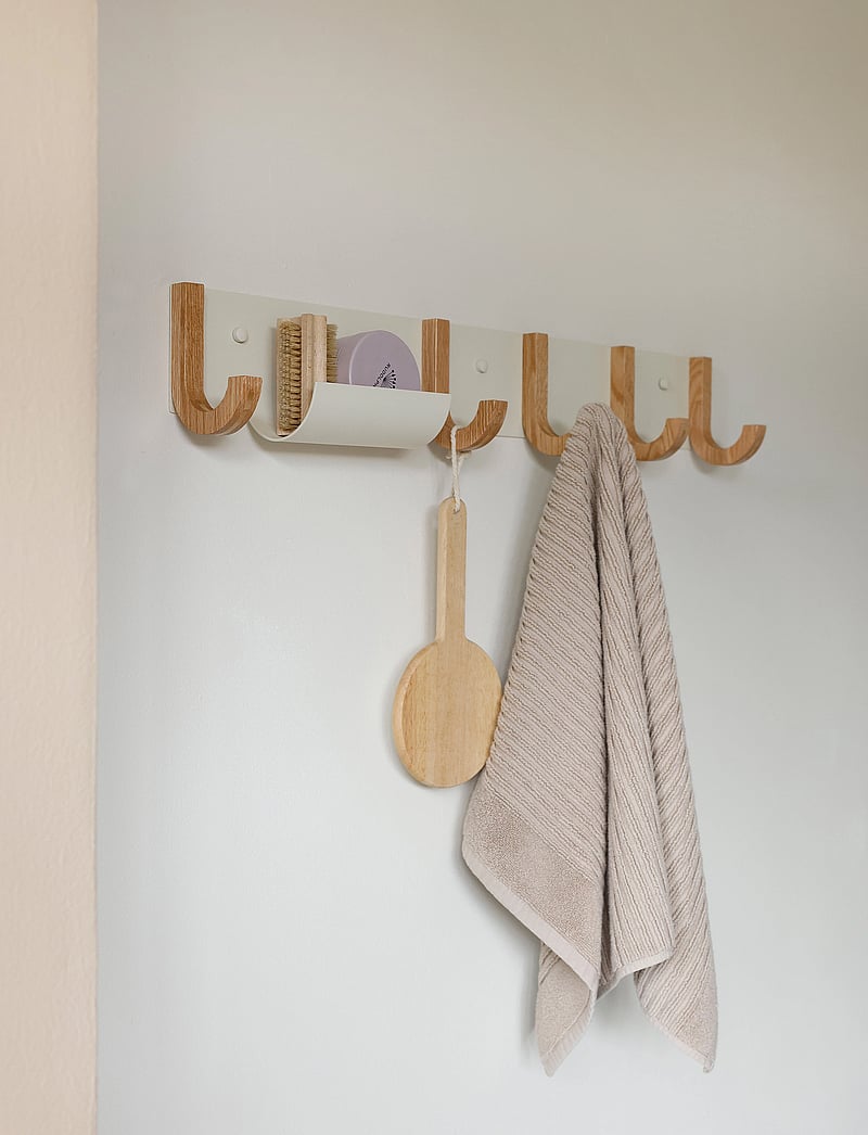 Design Letters - Jay Rack - haken & knöpfe - creamweiss + oak - 3