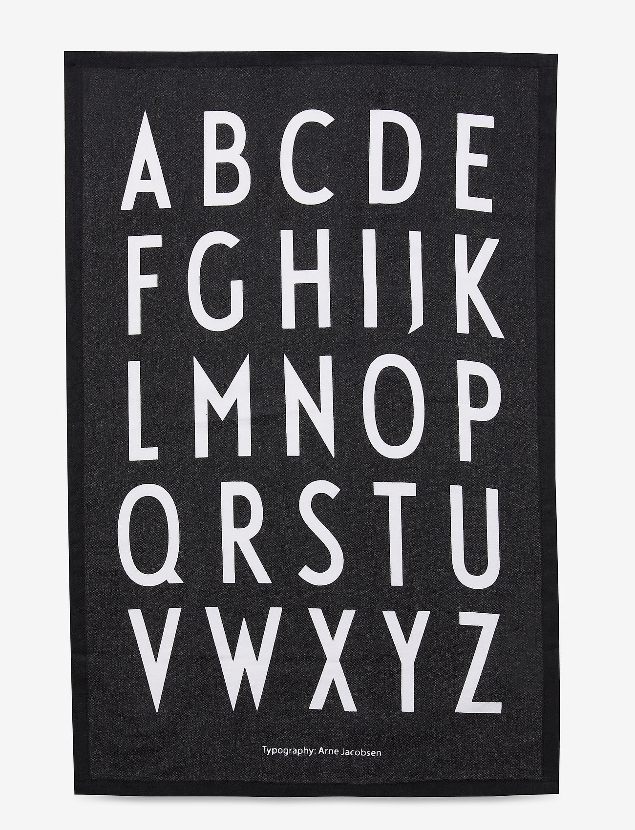 Design Letters - Classic Tea Towel 2-pack - osta hinnan perusteella - black - 1