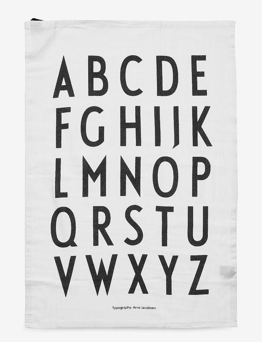 Design Letters - Classic Tea Towel 2-pack - versla eftir verði - white - 0
