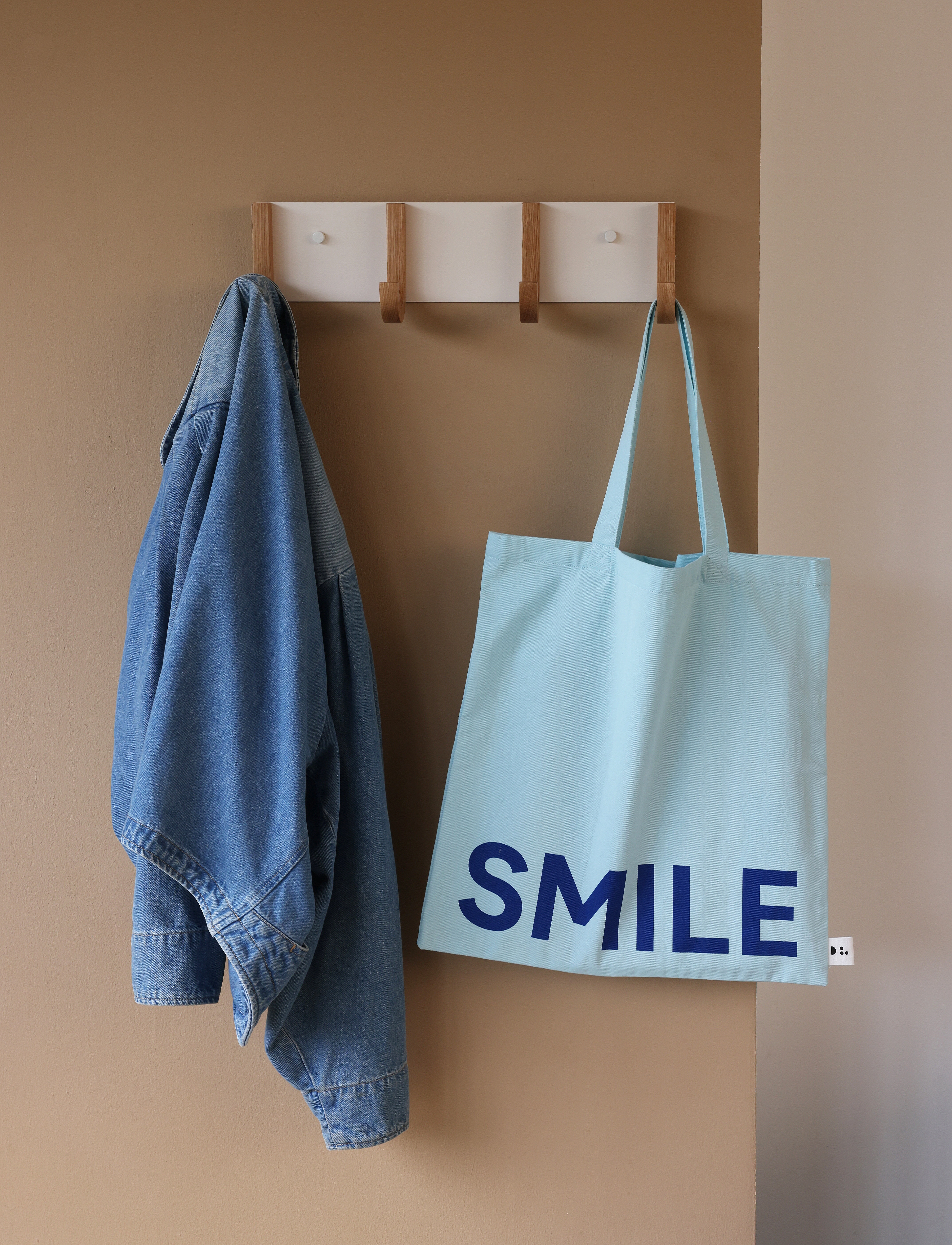 Design Letters - DL Tote bag - tote bags - blue - 0