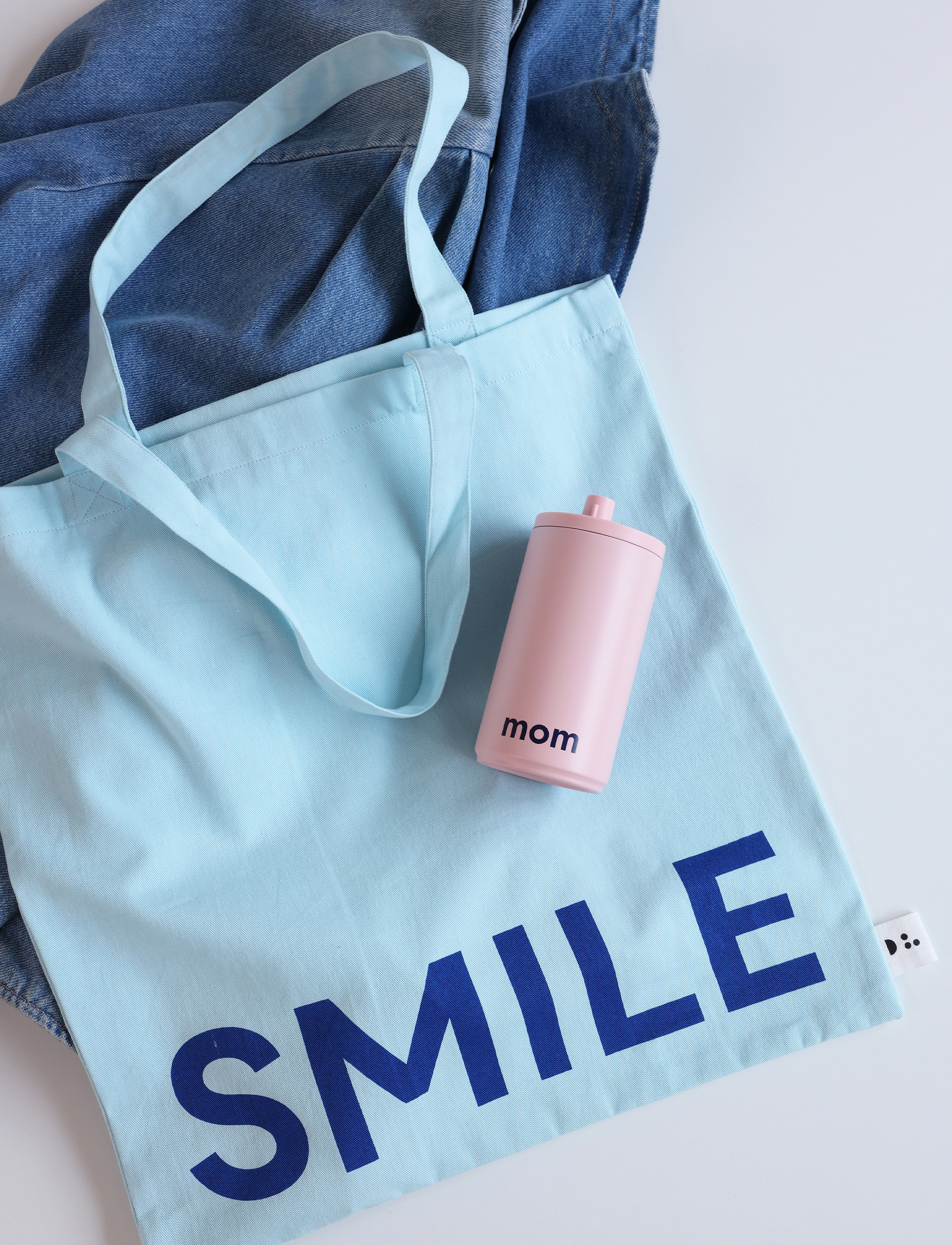 Design Letters - DL Tote bag - tote bags - blue - 2