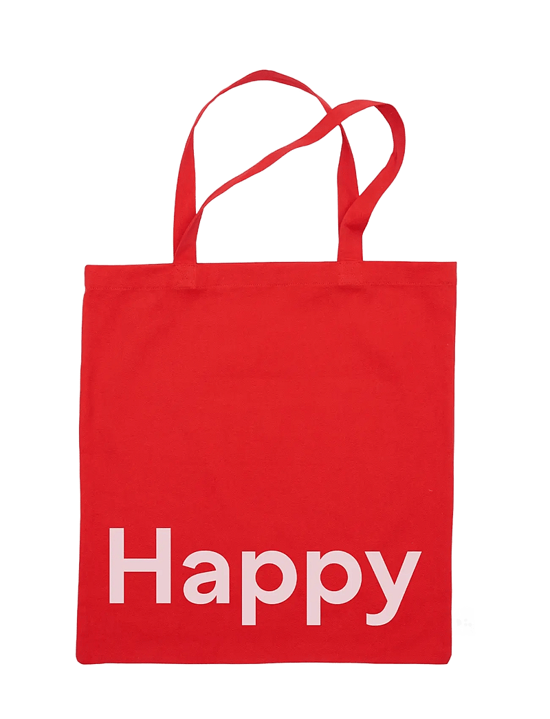 Design Letters - DL Tote bag - tote bags - red flame scarlet - 0