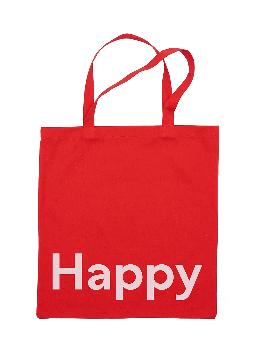 Design Letters - DL Tote bag - tote bags - red flame scarlet - 0