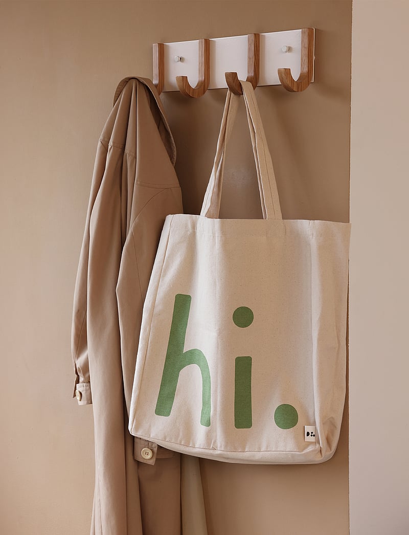 Design Letters - hi. Travel bag - tote bags - green - 0
