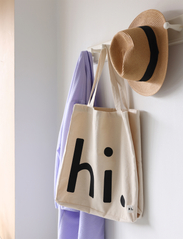 Design Letters - hi. Travel bag - laveste priser - natural / black - 2