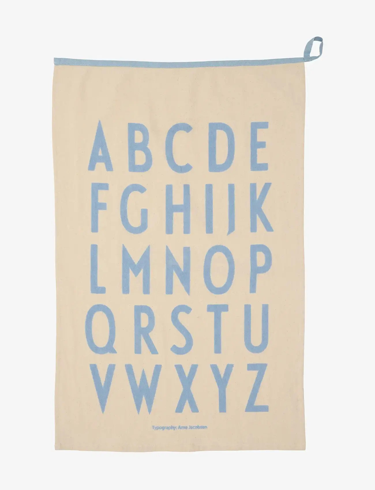 Design Letters - Premium Classic Tea towel - küchenhandtücher - natural / light blue - 0