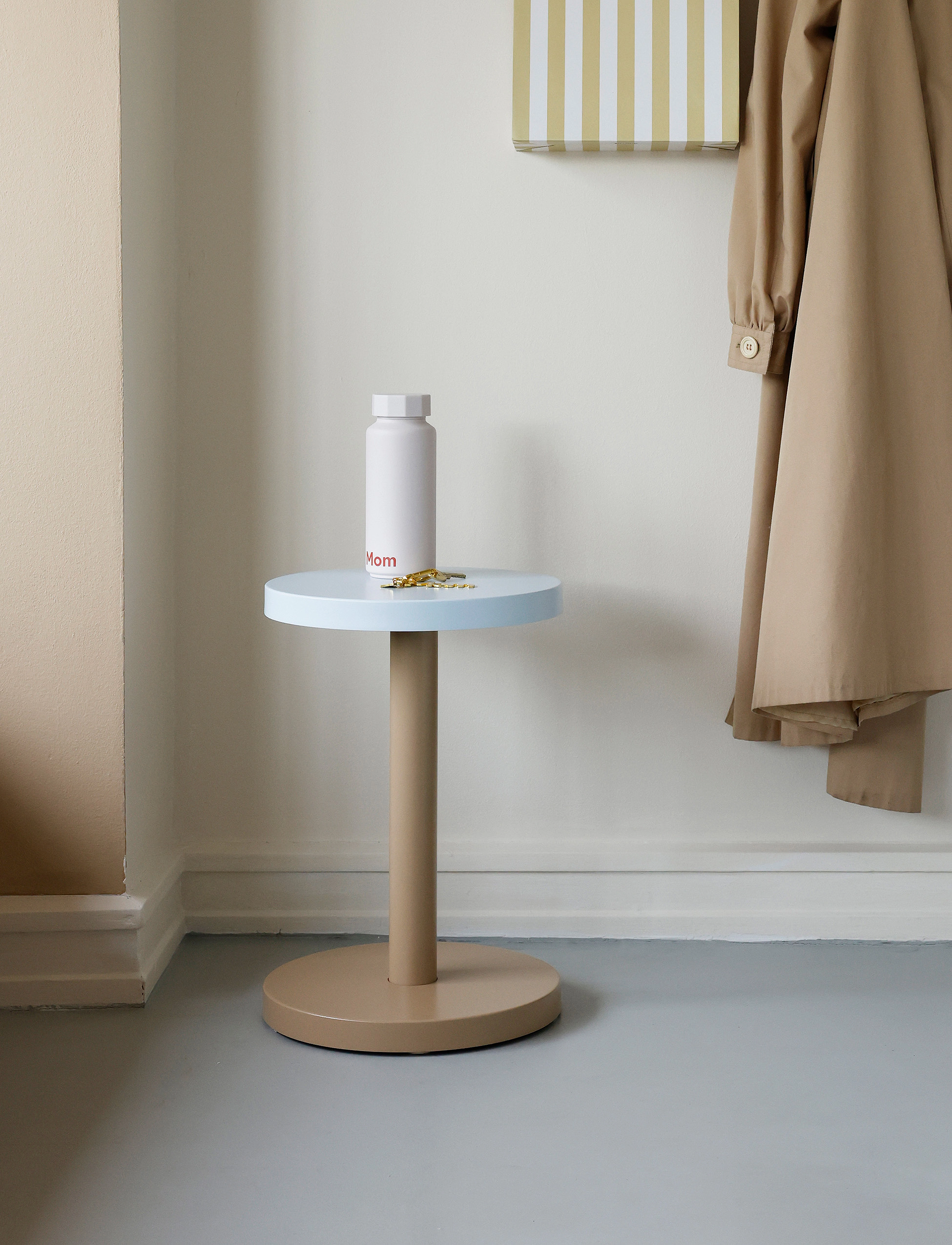 Design Letters Trisse, H:45 cm, Tables, Braun - Side Tables & Small Homeware