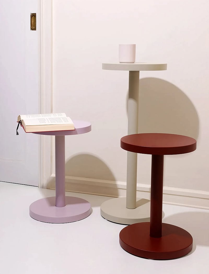 Design Letters - Trisse 3-in-1 small - stoliki dostawiane i małe stoliki - mineral grey - 0