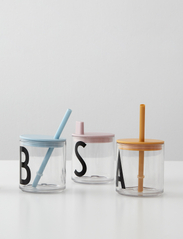 Design Letters - Straw lid - laveste priser - black - 2