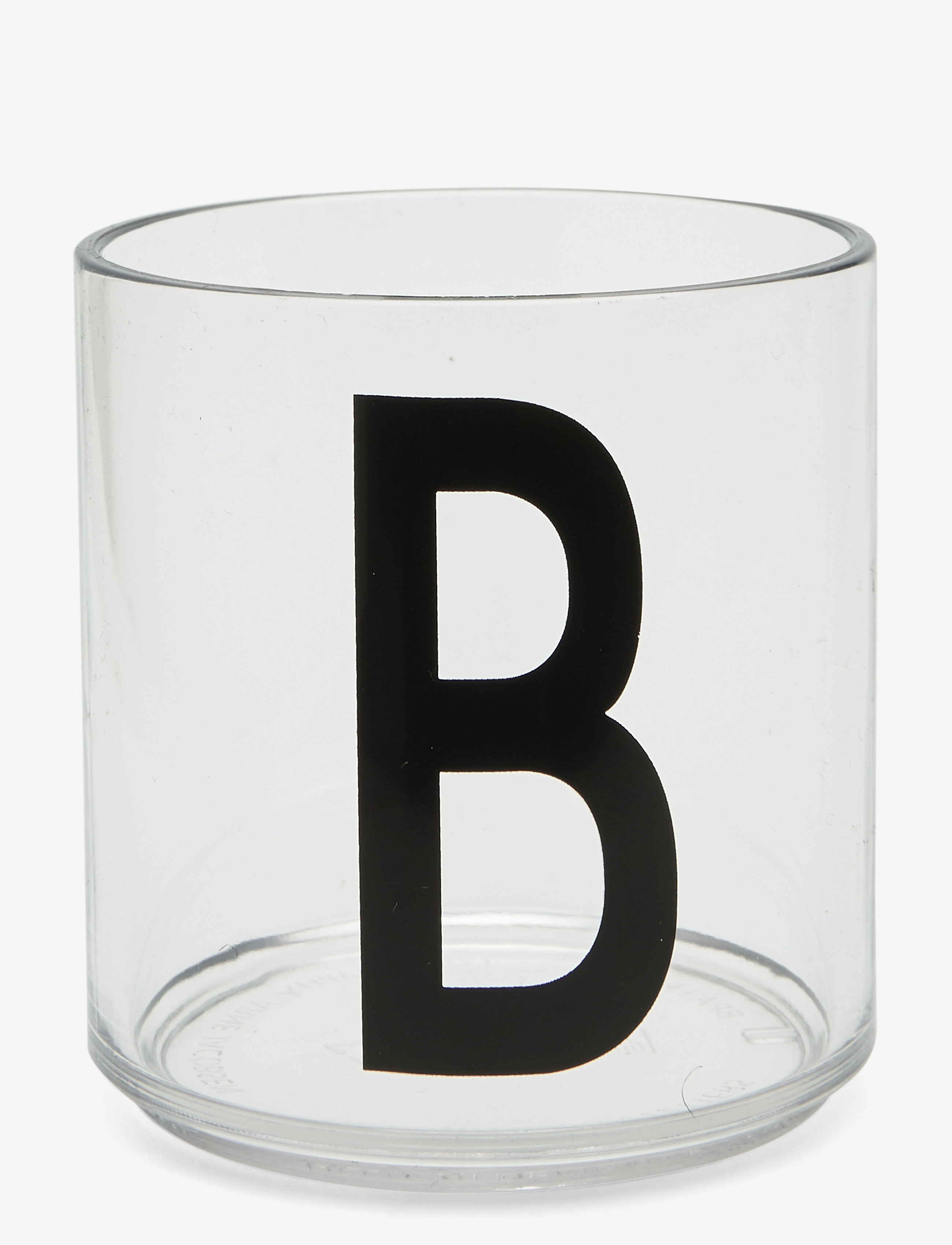 Design Letters Kids Personal Drinking Glass A-Z, 22 CL, Cups & Mugs, Nackt - Cups, Kinder