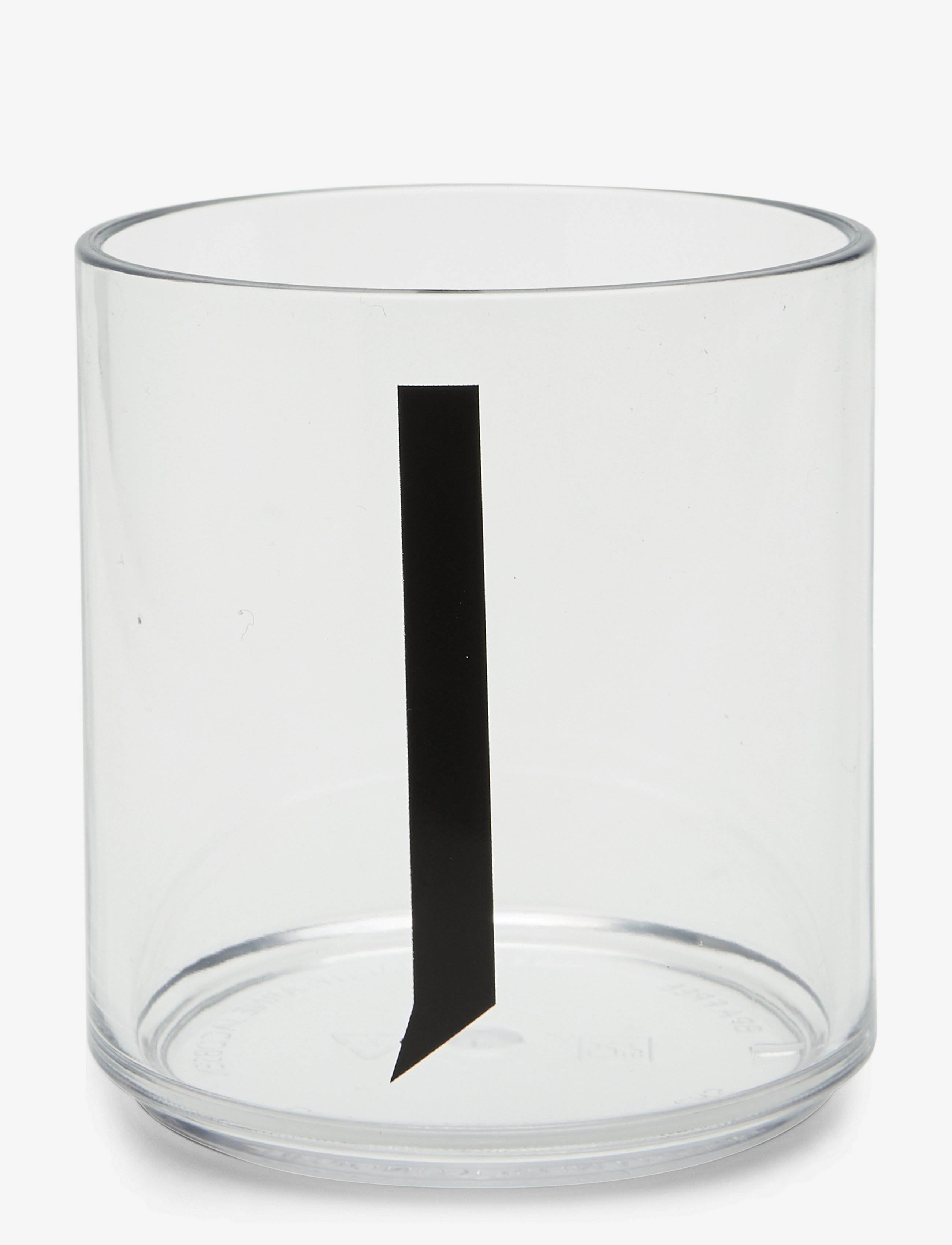 Design Letters Kids Personal Drinking Glass A-Z - Kinderzimmer - TRANSPARENT / white