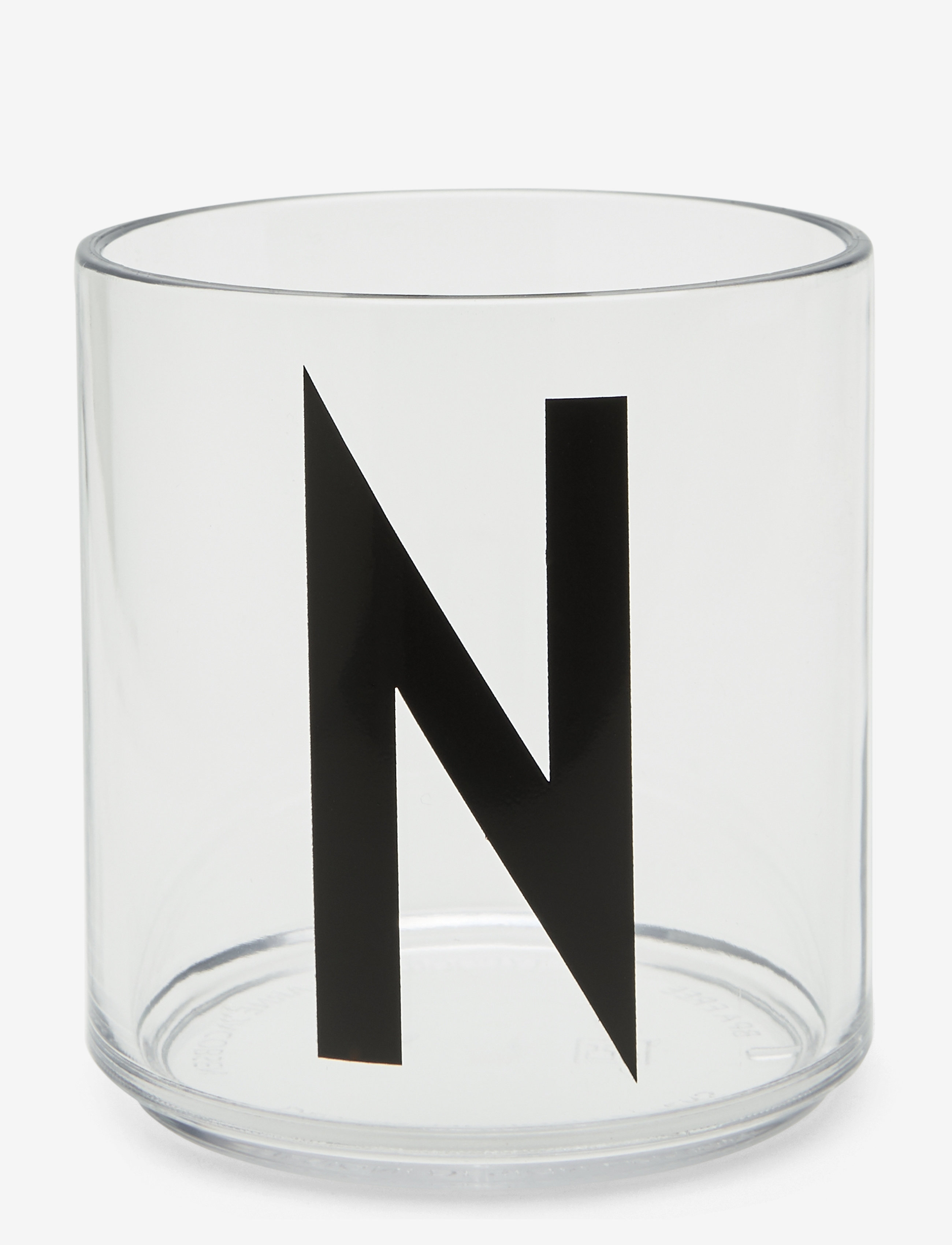 Kids Personal Drinking Glass A-Z - TRANSPARENT