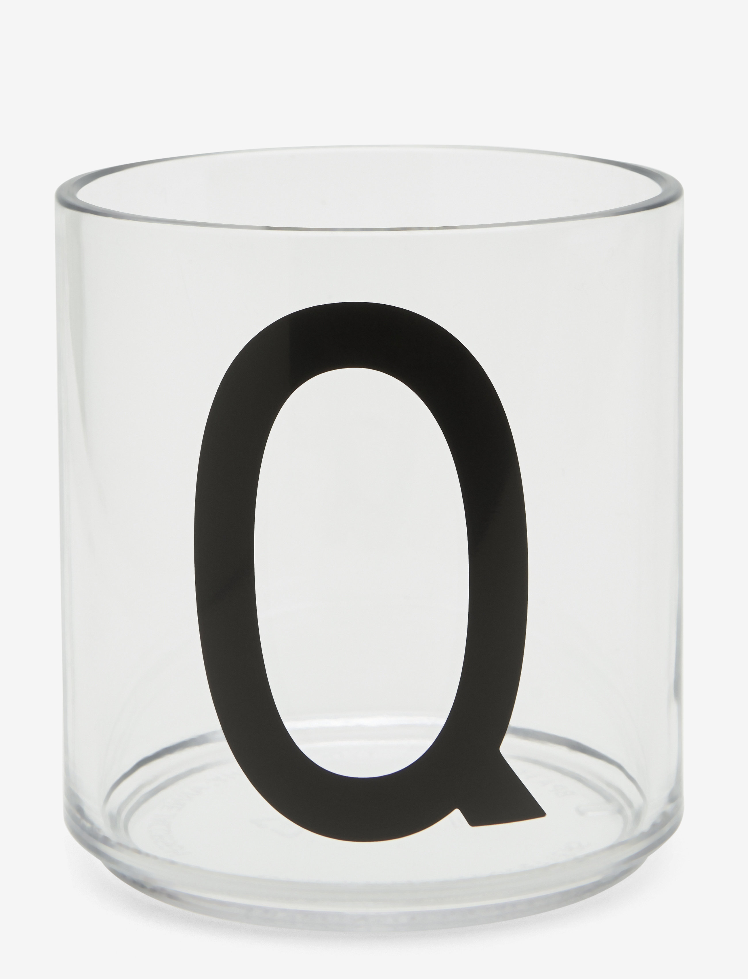 Design Letters Kids Personal Drinking Glass A-Z - Kinderzimmer - TRANSPARENT / white