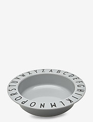 Design Letters - Eat & Learn deep plate tritan - mažiausios kainos - grey - 0